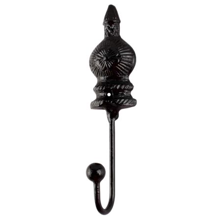 Decorative Black Iron Wall Hooks